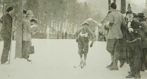 Historisches Bild - Langlaufen